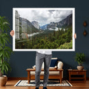 Yosemite Valley Wall Art Canvas Print – Misty Mountain by MyGreatCanvas | Canvas Wall Art Prints | Photo Prints & Wall Decor