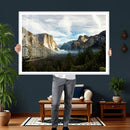 Yosemite Valley Mountain Wall Art Canvas Print, Granite by MyGreatCanvas | Canvas Wall Art Prints | Photo Prints & Wall Decor