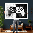 Abstract Gaming Controller Wall Art Canvas Print by MyGreatCanvas | Canvas Wall Art Prints | Photo Prints & Wall Decor