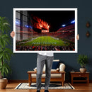 Auburn Stadium Wall Art Canvas Print, College Football Night by MyGreatCanvas | Canvas Wall Art Prints | Photo Prints & Wall Decor