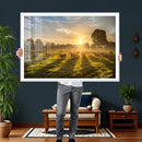 Sheep Wall Art Canvas Print – Rural Farm Animal Artwork by MyGreatCanvas | Canvas Wall Art Prints | Photo Prints & Wall Decor