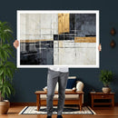 Gold Abstract Wall Art Canvas Print, Modern Luxury Geometric by MyGreatCanvas | Canvas Wall Art Prints | Photo Prints & Wall Decor
