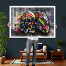 Graffiti American Football Helmet Street Art Wall Art Canvas by MyGreatCanvas | Canvas Wall Art Prints | Photo Prints & Wall Decor