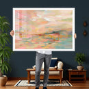 Abstract Pastel Landscape Wall Art Canvas Print – Soft Pink by MyGreatCanvas | Canvas Wall Art Prints | Photo Prints & Wall Decor