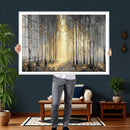 Abstract Birch Forest Wall Art Canvas Print – Modern Neutral by MyGreatCanvas | Canvas Wall Art Prints | Photo Prints & Wall Decor
