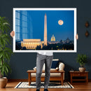 Washington DC Skyline Wall Art Canvas Print – Lincoln by MyGreatCanvas | Canvas Wall Art Prints | Photo Prints & Wall Decor