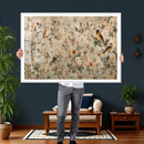 Vintage Birds and Flowers Wall Art Canvas Print, Botanical by MyGreatCanvas | Canvas Wall Art Prints | Photo Prints & Wall Decor
