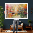 Colorful Abstract Canvas Wall Art — Large Textured Oil by MyGreatCanvas | Canvas Wall Art Prints | Photo Prints & Wall Decor