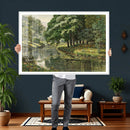 Forest Stream Canvas Wall Art, Peder Monsted A Forest Stream by MyGreatCanvas | Canvas Wall Art Prints | Photo Prints & Wall Decor