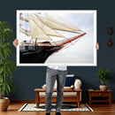Sailboat Wall Art Canvas Print, Vintage Ship Bow Framed by MyGreatCanvas | Canvas Wall Art Prints | Photo Prints & Wall Decor