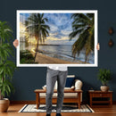 Puerto Rico Beach Paradise Wall Art – Tropical Coastal Print by MyGreatCanvas | Canvas Wall Art Prints | Photo Prints & Wall Decor