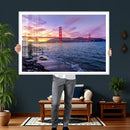 Golden Gate Bridge Wall Art Canvas Print – Framed San by MyGreatCanvas | Canvas Wall Art Prints | Photo Prints & Wall Decor