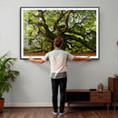 Angel Oak Tree Wall Art Canvas Print | Forest Tree Nature