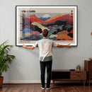 Yayoi Kusama Wall Art – Framed Japanese Abstract Art Print,