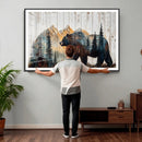 Rustic Bear Wall Art - Grizzly 399 Bear Wall Art - Mountain