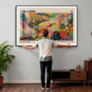Yayoi Kusama Japanese Art Canvas Print, Abstract Art, Large