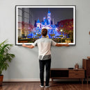 Disney Castle Wall Art Canvas Print – Magical Fairytale