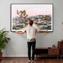 Joshua Tree Park Wall Art Canvas Print – Framed Desert Road by MyGreatCanvas | Canvas Wall Art Prints | Photo Prints & Wall Decor