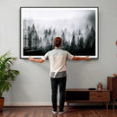 Foggy Forest Wall Art Canvas Print – Mountain Woodland by MyGreatCanvas | Canvas Wall Art Prints | Photo Prints & Wall Decor