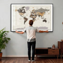 World Map Wall Art Print by MyGreatCanvas | Canvas Wall Art Prints | Photo Prints & Wall Decor