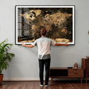 World Map Canvas Print, Modern Decorative Framed Map Artwork by MyGreatCanvas | Canvas Wall Art Prints | Photo Prints & Wall Decor