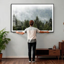 Misty Mountain Forest Wall Art Canvas Print by MyGreatCanvas | Canvas Wall Art Prints | Photo Prints & Wall Decor