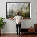 Misty Mountain Canvas Print, Foggy Pine Trees Nature Wall by MyGreatCanvas | Canvas Wall Art Prints | Photo Prints & Wall Decor