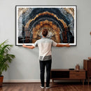 Abstract Wood Grain Canvas Print, Tree Ring Pattern Wall by MyGreatCanvas | Canvas Wall Art Prints | Photo Prints & Wall Decor