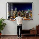 Atlanta Skyline Wall Art Canvas Print – Modern Cityscape by MyGreatCanvas | Canvas Wall Art Prints | Photo Prints & Wall Decor