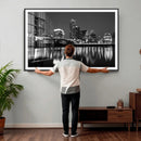 Austin Skyline Wall Art Canvas Print, Austin Downtown Night by MyGreatCanvas | Canvas Wall Art Prints | Photo Prints & Wall Decor