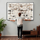 Abstract Texas Cow Canvas Print for Cabin and Western Home by MyGreatCanvas | Canvas Wall Art Prints | Photo Prints & Wall Decor