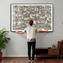 Abstract Zebra Wall Art Canvas Print for Farmhouse Decor by MyGreatCanvas | Canvas Wall Art Prints | Photo Prints & Wall Decor