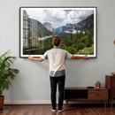 Yosemite Valley Wall Art Canvas Print – Misty Mountain by MyGreatCanvas | Canvas Wall Art Prints | Photo Prints & Wall Decor