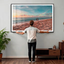 Pastel Beach Wall Art Canvas Print – Soft Coastal by MyGreatCanvas | Canvas Wall Art Prints | Photo Prints & Wall Decor