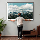 Mountain Forest Wall Art Canvas Print, Alpine Pine Tree by MyGreatCanvas | Canvas Wall Art Prints | Photo Prints & Wall Decor