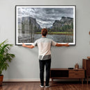 Yosemite Valley River Wall Art Canvas Print, Granite Cliffs by MyGreatCanvas | Canvas Wall Art Prints | Photo Prints & Wall Decor