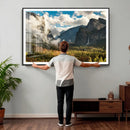 Yosemite Valley River Wall Art Canvas Print by MyGreatCanvas | Canvas Wall Art Prints | Photo Prints & Wall Decor