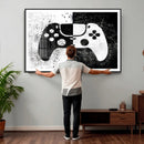 Abstract Gaming Controller Wall Art Canvas Print by MyGreatCanvas | Canvas Wall Art Prints | Photo Prints & Wall Decor