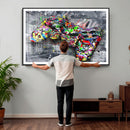 Graffiti Gaming Canvas Wall Art For Bedroom - Gaming Wall by MyGreatCanvas | Canvas Wall Art Prints | Photo Prints & Wall Decor