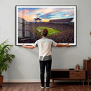 Auburn Stadium Sunset Wall Art Canvas Print, Jordan Hare by MyGreatCanvas | Canvas Wall Art Prints | Photo Prints & Wall Decor