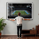 Detroit Lions Stadium Wall Art Canvas Print, Football Field by MyGreatCanvas | Canvas Wall Art Prints | Photo Prints & Wall Decor
