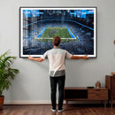 Detroit Lions Stadium Wall Art Canvas Print, Football Field by MyGreatCanvas | Canvas Wall Art Prints | Photo Prints & Wall Decor
