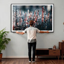 Winter Heather Wall Art Canvas Print, Frosted Floral Nature by MyGreatCanvas | Canvas Wall Art Prints | Photo Prints & Wall Decor