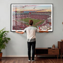 Donald W. Reynolds Razorback Stadium Wall Art Canvas Print – by MyGreatCanvas | Canvas Wall Art Prints | Photo Prints & Wall Decor