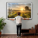 Sheep Wall Art Canvas Print – Rural Farm Animal Artwork by MyGreatCanvas | Canvas Wall Art Prints | Photo Prints & Wall Decor