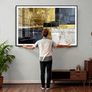 Gold Navy Abstract Wall Art Canvas Print, Modern Luxury by MyGreatCanvas | Canvas Wall Art Prints | Photo Prints & Wall Decor