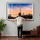 Washington DC Skyline Wall Art Canvas Print – Lincoln by MyGreatCanvas | Canvas Wall Art Prints | Photo Prints & Wall Decor