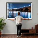 Washington DC Wall Art Canvas Print – Lincoln Memorial Night by MyGreatCanvas | Canvas Wall Art Prints | Photo Prints & Wall Decor