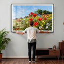 Wildflower Meadow Wall Art Canvas Print – Colorful Poppy and by MyGreatCanvas | Canvas Wall Art Prints | Photo Prints & Wall Decor
