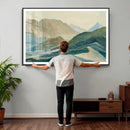 Abstract Mountain Landscape Wall Art Canvas Print – Textured by MyGreatCanvas | Canvas Wall Art Prints | Photo Prints & Wall Decor